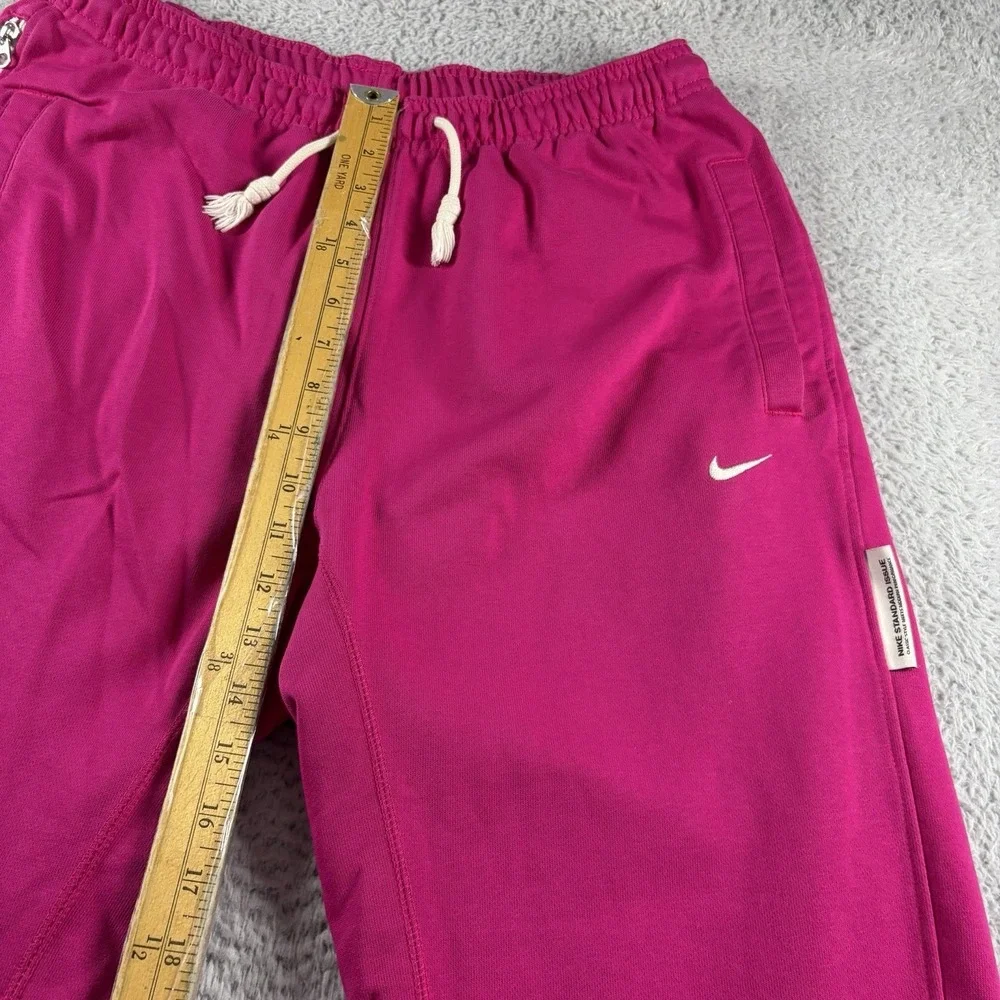 Nike Dri Fit Standard Issue Sweatpants Mens Large Fireberry Hot Pink Tapered NEW